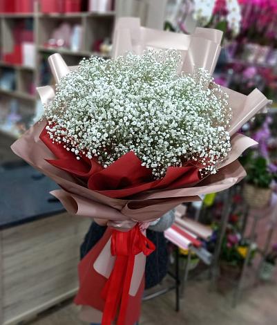 Букет цветов из: Гипсофила в Волховце 