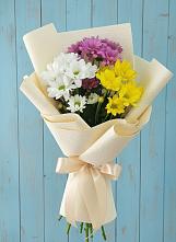 Букет цветов из:  Хризантемы #REPLACE_PRED# Волховце 