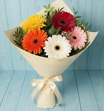 Букет цветов из:  Герберы #REPLACE_PRED# Волховце 