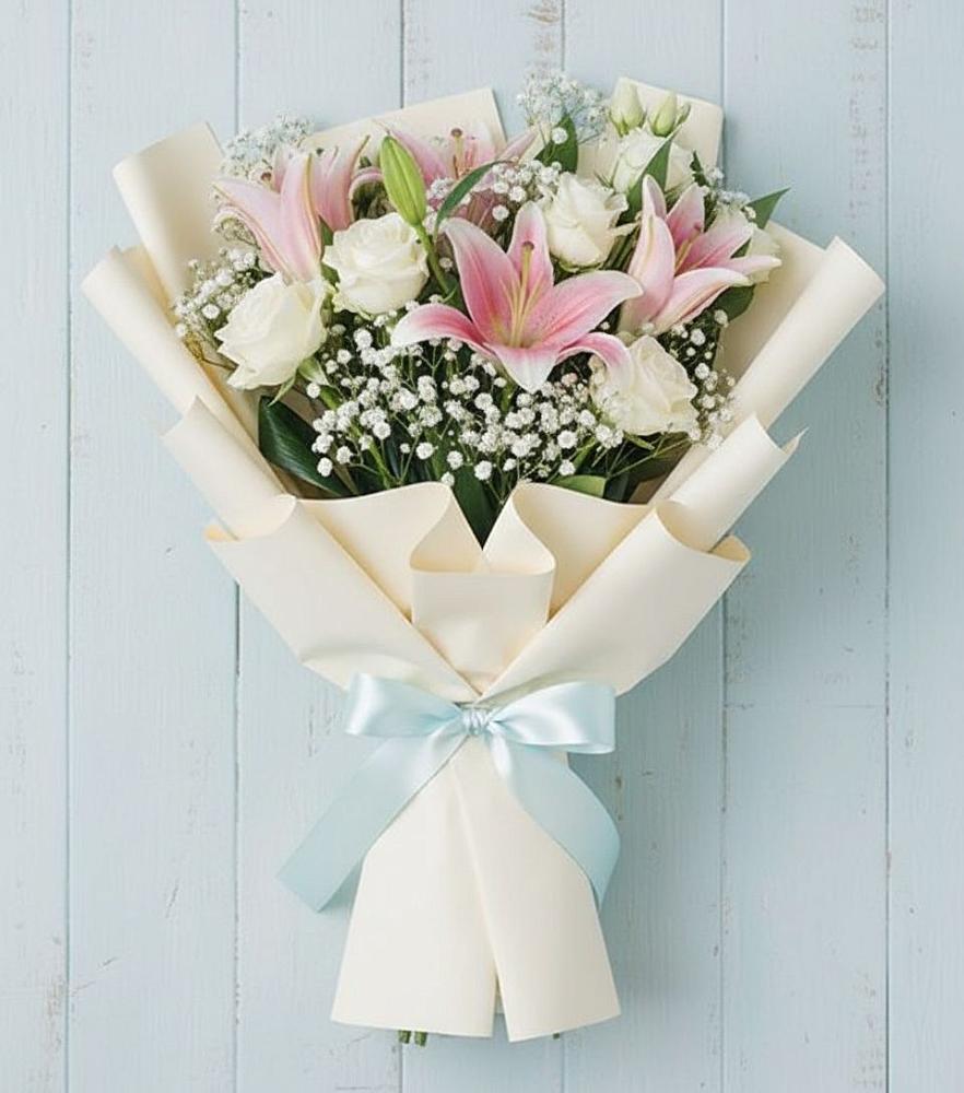 Букет цветов из: Лилии в Волховце 