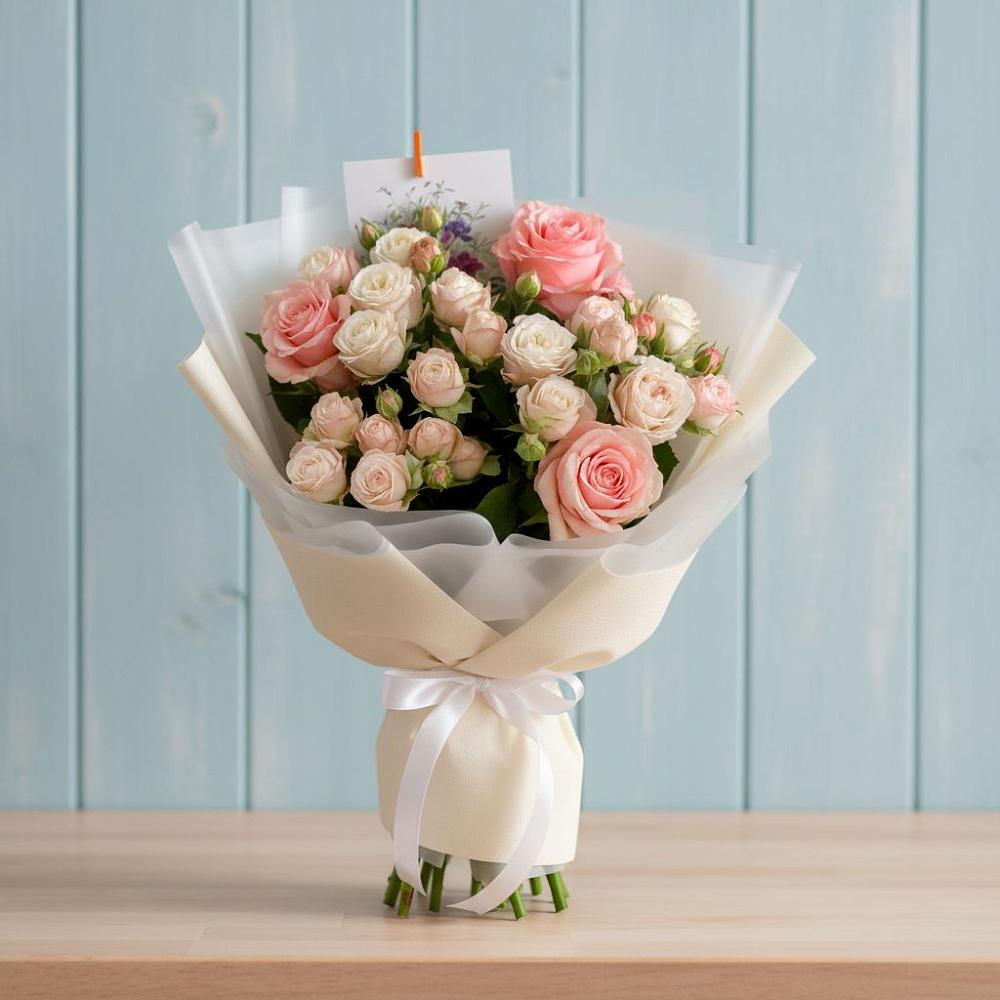 Букет цветов из: Розы в Волховце 