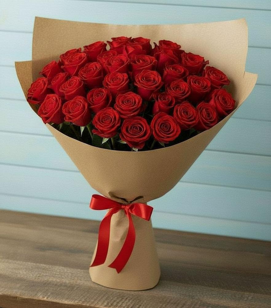 Букет Красные розы Милано в Волховце 