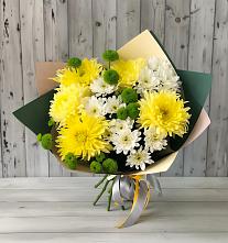 Букет цветов из:  Хризантемы #REPLACE_PRED# Волховце 
