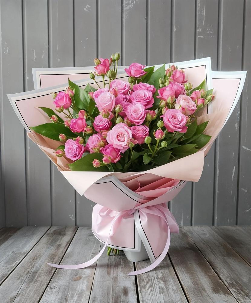 Букет Розовый кустик в Волховце 