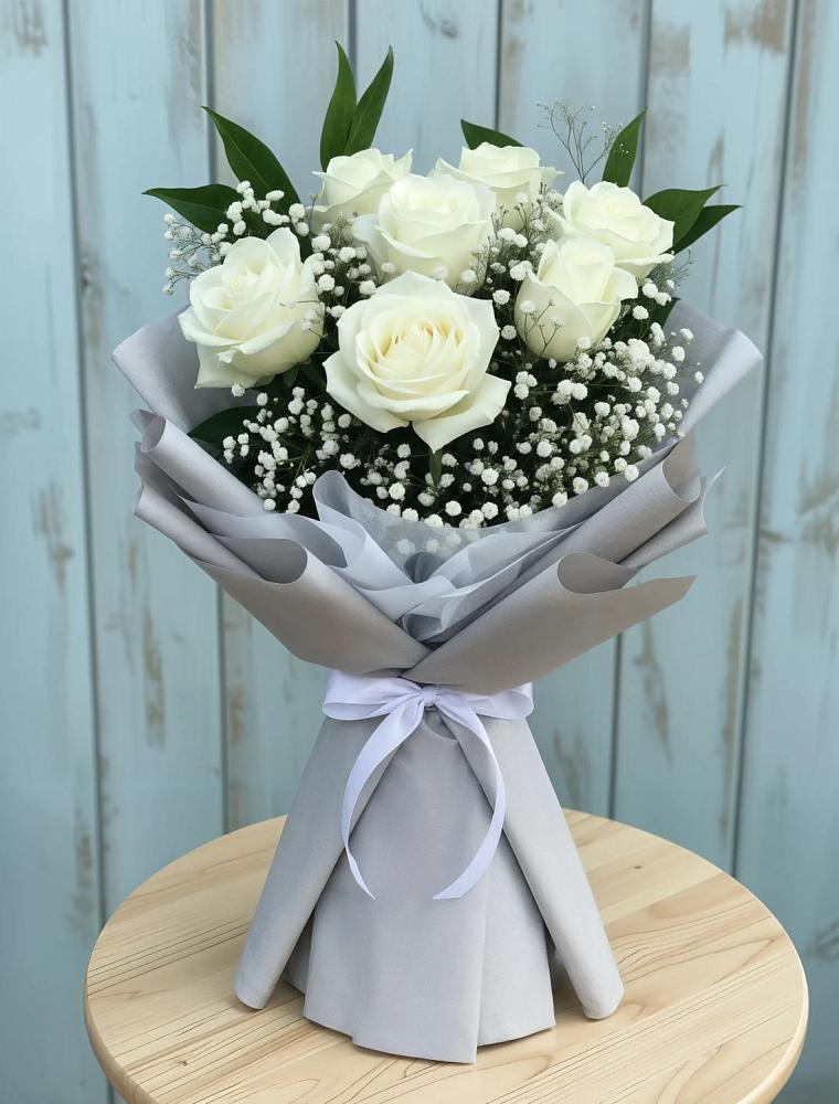 Букет цветов из: Розы в Волховце 