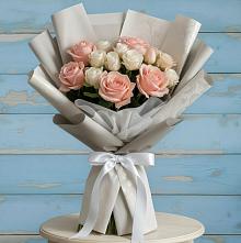 Букет цветов из:  Розы #REPLACE_PRED# Волховце 