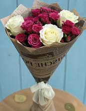 Букет цветов из:  Розы в Волховце 