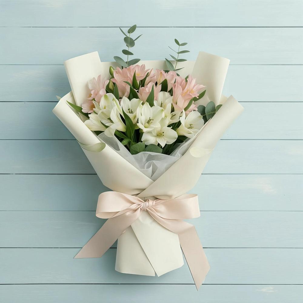 Букет цветов из: Альстромерии в Волховце 