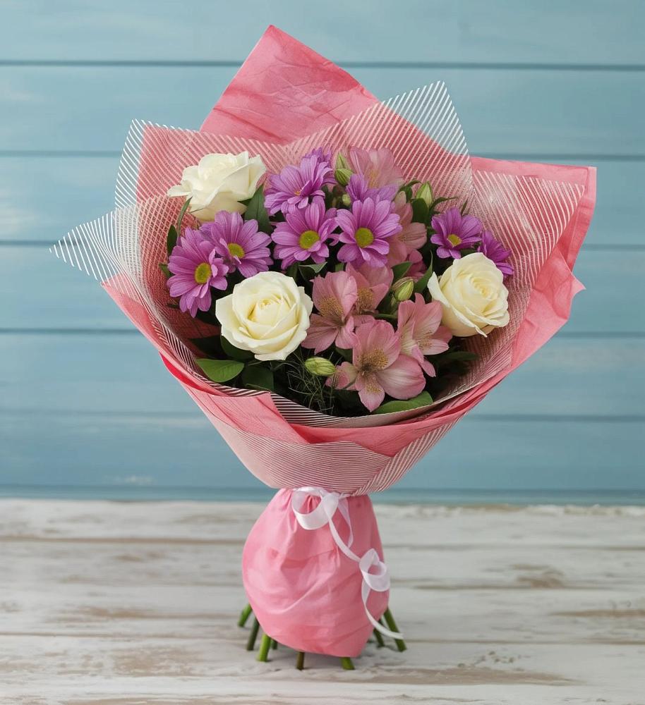 Букет цветов из: Герберы в Волховце 