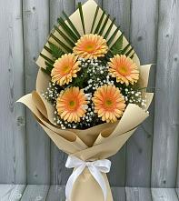 Букет цветов из:  Герберы #REPLACE_PRED# Волховце 