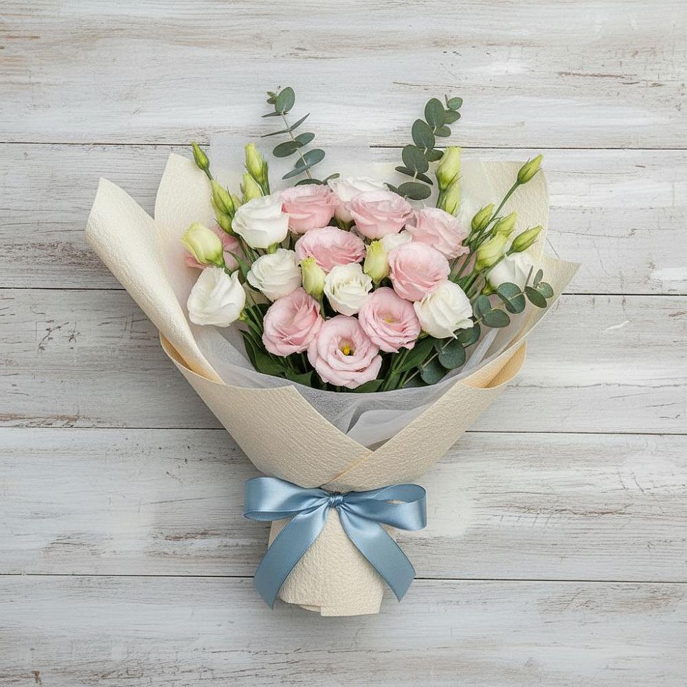 Букет цветов из: Лизиантусы в Волховце 